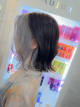 トッカ ヘアアンドトリートメント 難波店 グレーフェイスフレーミングでアピール◎