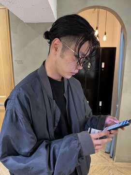 ローレンアオ(LOREN AO) 黒髪/ボブルフ/ネビージュ/小顔/ワンレン/栄/髪質改善/前髪