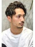 メンズアップバングツーブロックショート　n11.10