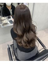 イオ ティラベント 鳳店(io tiravento)&nbsp;マロンベージュ 韓国風巻き髪スタイル
