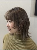 切りっぱなしレイヤーヘア