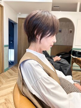 ロンド エメ 柏(Lond aimer) 美髪×髪質改善ダブルカラー前髪レイヤー韓国ショート[柏]