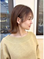 大人可愛い20代30代40代ウルフレイヤー外ハネボブショートボブ