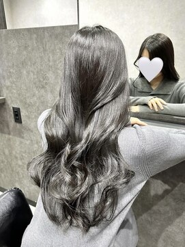 エースヘアー(A.hair) アッシュグレージュ/レイヤーカット/髪質改善トリートメント