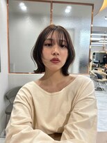 メルティカラー似合わせカットウェーブミディアム縮毛矯正韓国
