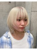 ウルフカット/レイヤーカット/ブリーチ/髪質改善[渋谷/原宿]