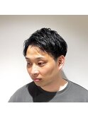 ナチュラルツーブロックショート