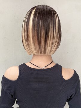 ギークス(GEEKS) 【GEEKS渋谷】アンブレラカラー/レイヤーボブ/夏カラー/20代30代