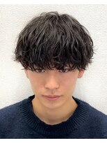 オーシャントーキョー 仙台(OCEAN TOKYO)&nbsp;韓国ショートマッシュ刈り上げツーブロック波巻きシャドウパーマ