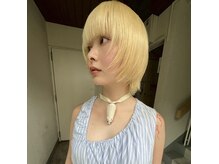 シキ(SIKI)の雰囲気（顔回りレイヤーとｂｌｏｎｄｅbobの相性◎　大阪/福島）