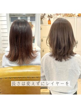 ニューラインギンザ(New-Line 銀座) レイヤー×グレージュ【中野莉子】