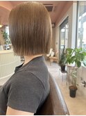 切りっぱなしボブ