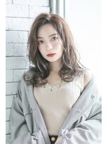 ルーチェココ(Lu'ce coco) フレンチウェーブミディー