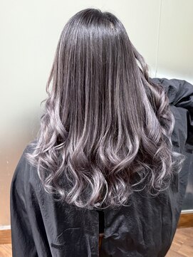 ワンスタイル(One style) 【ケアブリーチ2回】バレイヤージュ+髪質改善トリートメント