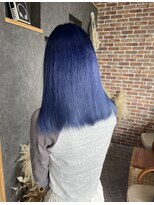 髪屋 紬 【Sera】ネイビーブルー/ブルーカラー