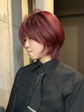 ステン(sten) ワンブリーチ☆レッドカラー