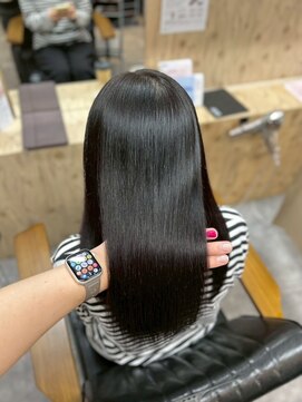 ヌープヘアーアイス(NUUP.hair ici) 【艶髪】女性らしい丸みと艶のあるストレート◎
