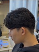 センターパート/ニュアンス/10代/20代/神奈川/池袋メンズカット