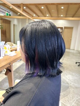 フラム(fulam) ブルーブラック×インナーバイオレット