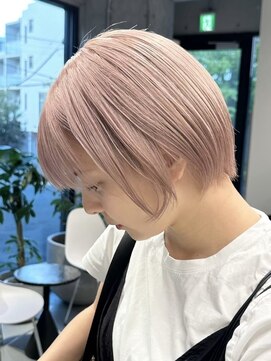 ソル ジングウマエ(SOL JINGUMAE) ハイトーンカラーブリーチペールカラーブロンドシルバーレイヤー