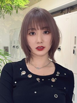 メゾンアクア 表参道(Maison ACQUA) Yレイヤーボブ/切りっぱなし/ウルフ/ハッシュボブ/ミディアム