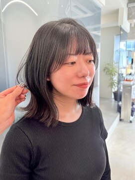 ロミー 本厚木(ROMMY.) くびれヘア外ハネボブココアベージュ20代~50代