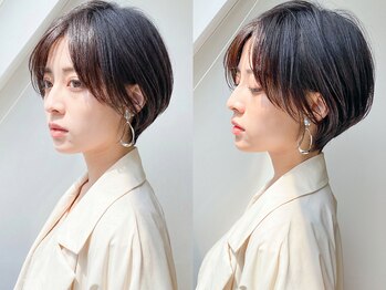 アドラーブル 女池店(adorable)の写真/【似合わせ×トレンド】を取り入れたスタイル♪計算されたカットであなたに合った”可愛い”を実現★