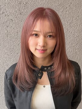 サラジュ 仁川店(SARAJU) 【デザインカラー特化】ピンクベージュ×エンドブラウン