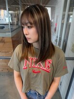 メロウマン(mellowman) ストレートでも可愛いハイライト【立川】