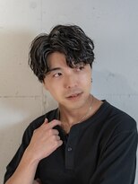 アレアル 広島並木通り店(ALEAR)&nbsp;メンズカット/スパイラルパーマ/センターパート/広島/眉毛