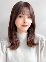 リヤン 表参道(lyann)&nbsp;艶感レイヤーカットくびれミディうるツヤエアリーカール愛され