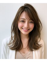 リュドール 名駅(Rue D'or)&nbsp;外ハネセミロングの大人ナチュラルヘア