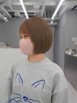 エニフォーイーストハム(Eni for eastham)&nbsp;ブリーチカラー/ブラウンベージュ/ショートボブ
