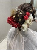 成人式前撮りヘアセット
