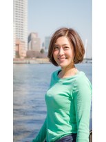 リバティーエイチ 勝どき店(LIBERTY-H)&nbsp;風になびく上品ボブ（主婦ママ働く女性人気）