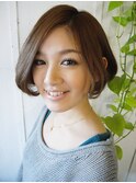 大人かわいいAラインボブ