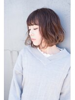 ヘアサロン ガリカ 表参道(hair salon Gallica) 【東 純平】低温デジタルパーマゆるふわウェーブボブ