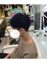 髪技空間アノン(anon) インディゴブルー