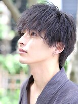 リップス 池袋(LIPPS)&nbsp;テクノツーブロックスパイラルサイドパートマッシュ　浴サイド