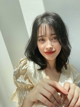 ヘアーアンドメイクトラスト(HAIR&MAKE TRUST) ミディアムヘア/イルミナカラー/アディクシーカラー/暗髪