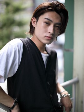 ジョニー ワンノート(Johnny Onenote) セミウェット×センターパート