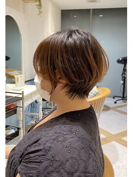 ロンド ストラーダ 心斎橋(Lond strada) マチルダボブ×インナーグレージュ【髪質改善/縮毛矯正】