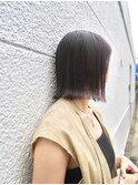 【Cuem菅原】切りっぱなしヘルシー平行小顔外ハネボブ