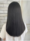 ストレートロング_外ハネボブセクションカラー_ba398931