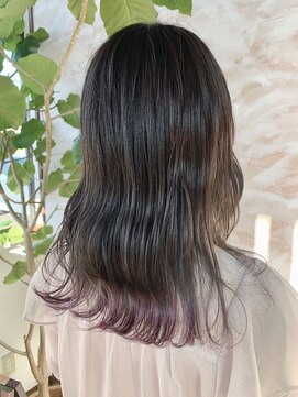 アリスバイヘアーモア(ALICE by Hair More) 紫の裾カラー