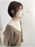 *滝田*大人かわいい丸みショートボブ似合わせカット20代30代40代