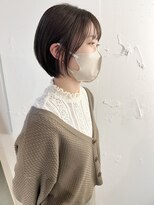 ラミエ バイ メルト 吉祥寺(lamie by melt)&nbsp;*滝田*大人かわいい丸みショートボブ似合わせカット20代30代40代