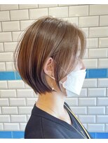 シー バイ ロンド 新宿(Sea by Lond)&nbsp;ショートボブ/ブラウンカラー//ペールブラウン/透明感カラー