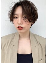 モリオ フロム ロンドン サッポロファクトリー店(morio FROM LONDON)&nbsp;札幌ショート　大人かわいいショートボブ毛先パーマ