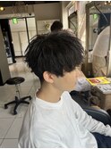 波打ちスパイラル ツイストスパイラルパーマ 無造作マッシュ